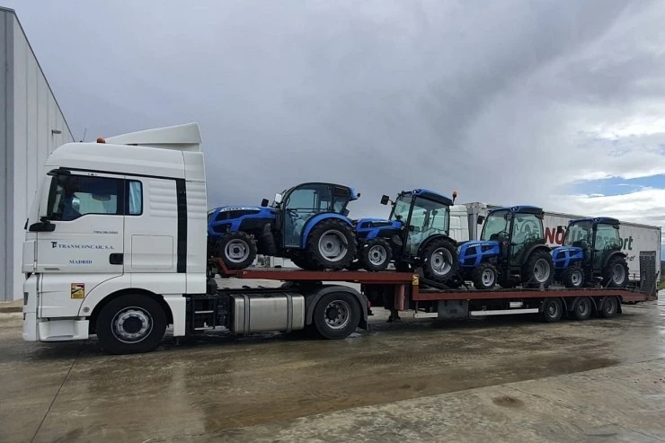 Transporte de maquinaria agrícola